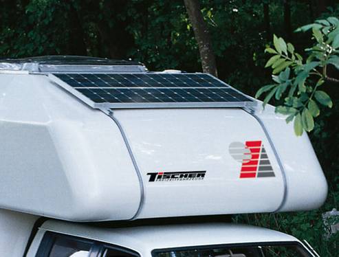 Solcellsanläggning med 120 W-modul