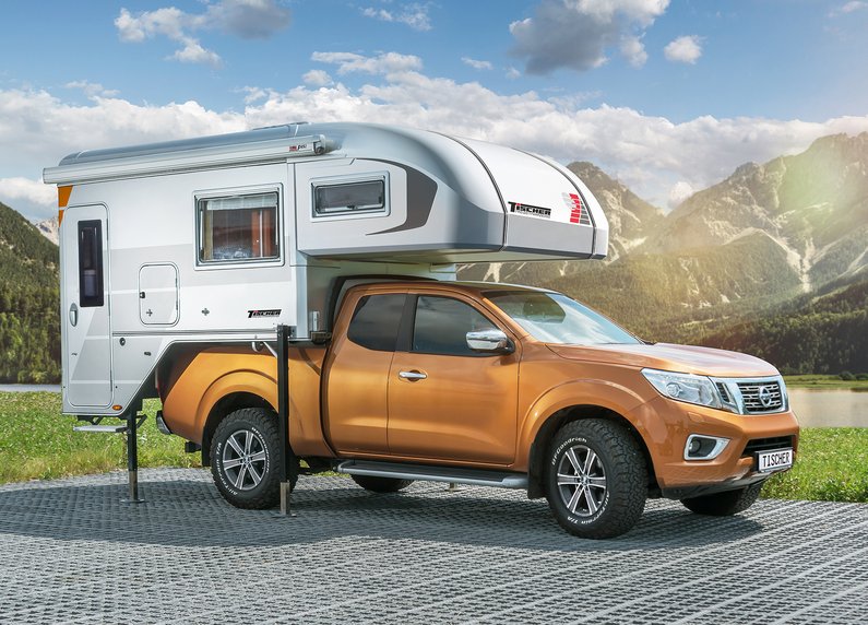 Montering och demontering av en Tischer pickup camper klaras på 20 minuter.